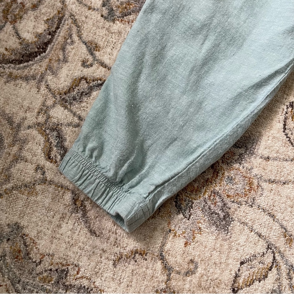Patagonia Womens Atol Blue Island Hemp Organic Cotton Beach Jogger Pants Size XS - Picture 2 of 9
